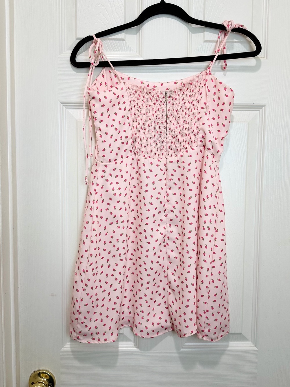 RESA Odi mini dress Tie-shoulder Sz S - Picture 4 of 7